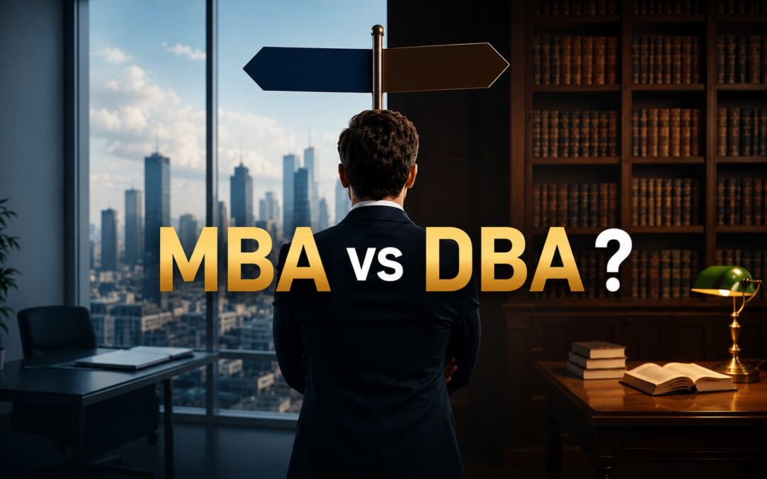 Executive MBA ou Executive DBA : lequel choisir selon votre projet professionnel ?